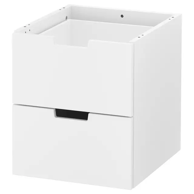 NORDLI Модульний комод/2 шухляди - білий 40x45 см