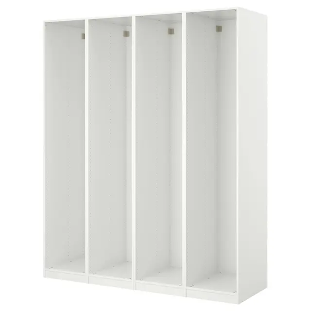PAX 4 каркаси шаф - білий 200x35x201 см