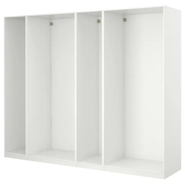 PAX 4 каркаси шаф - білий 300x35x201 см