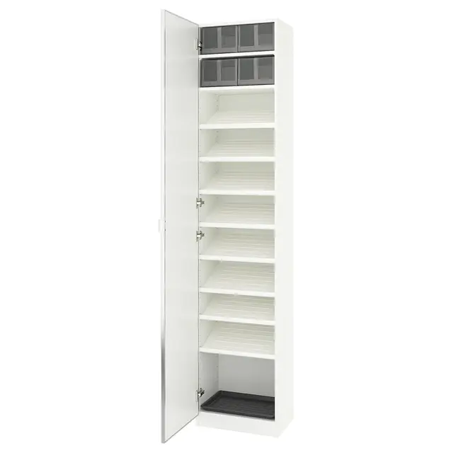 PAX / ÅHEIM Комбінація шафи - білий/дзеркало 50x38x236 см