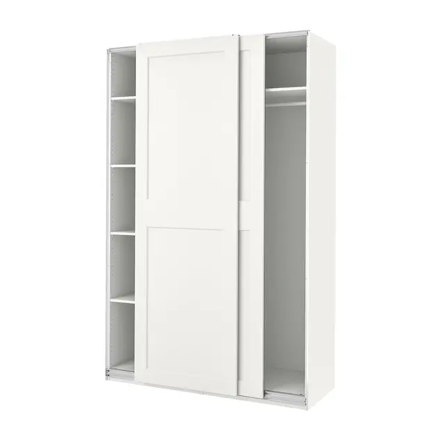 PAX / GRIMO Шафа - білий/білий 150x66x236 см