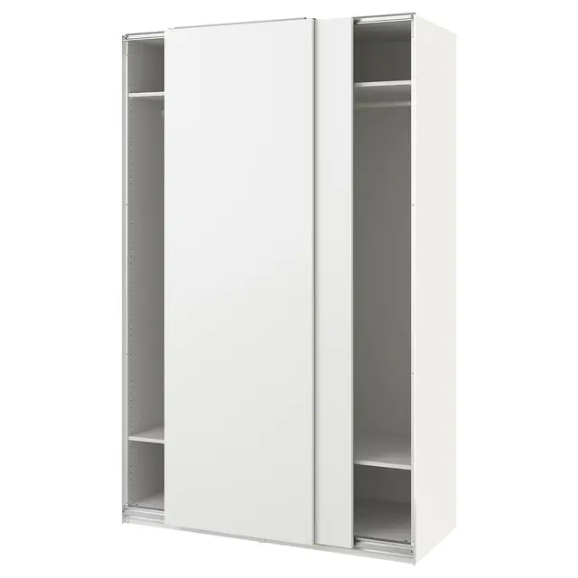 PAX / HASVIK Комбінація шафи - білий/білий 150x66x236 см