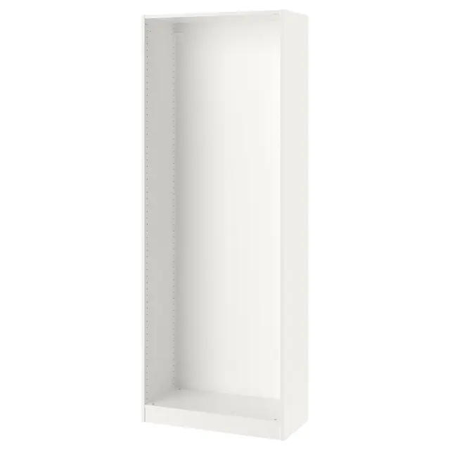 PAX Каркас шафи - білий 75x35x201 см