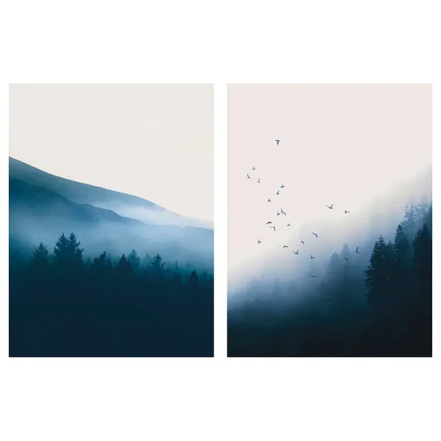 PJÄTTERYD Картина - туманний світанок 30x40 см