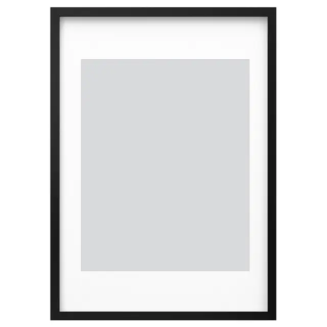 RÖDALM Рамка - чорний 50x70 см