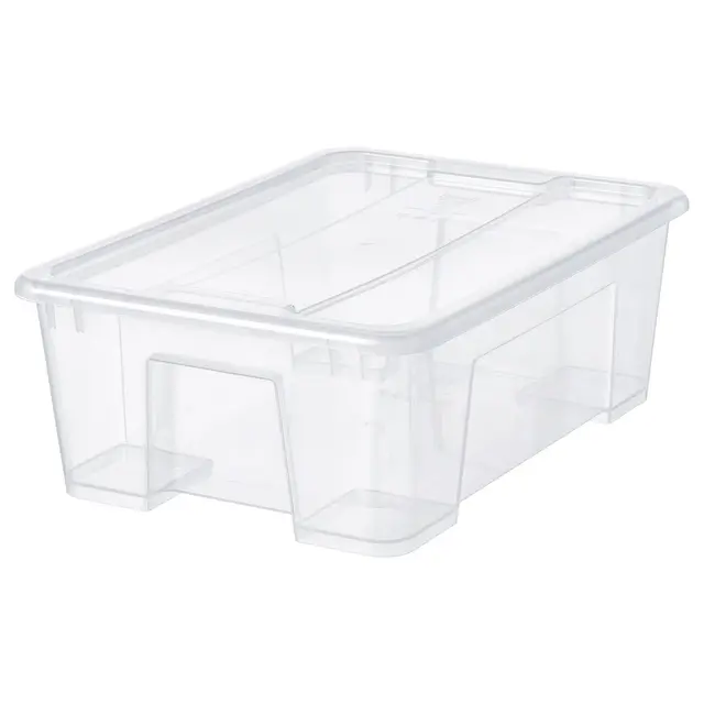 SAMLA Контейнер з кришкою - прозорий 39x28x14 см/11 л
