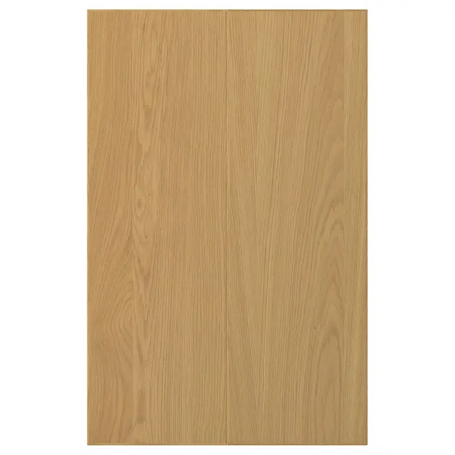 SINARP Двері кутової шафки 2 шт. - дубовий шпон 25x80 см