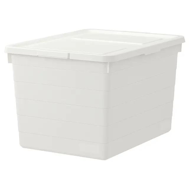 SOCKERBIT Контейнер з кришкою - білий 38x51x30 см