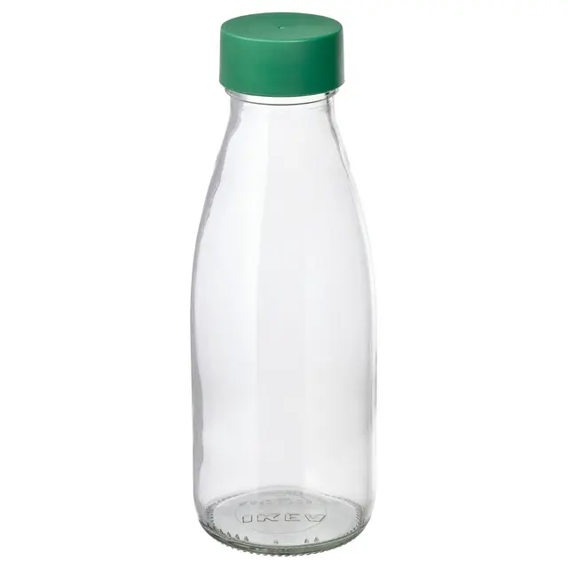 SPARTANSK Пляшка для води - безбарвне скло/зелений 0.5 л