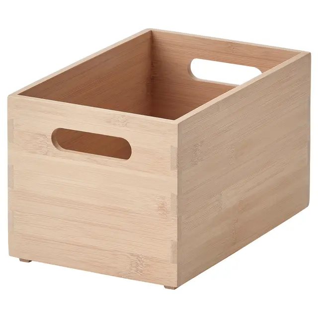 UPPDATERA Контейнер - світлий бамбук 16x24x15 см