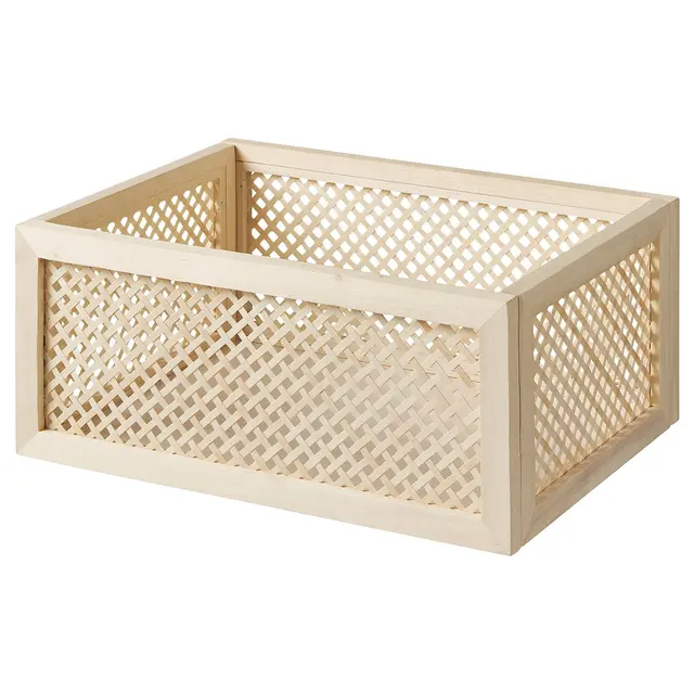 VÄLTNING Контейнер - натуральний 25x35x15 см