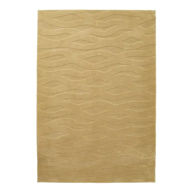 VÄXELFEL Килим з коротким ворсом - жовто-коричневий 133x195 см