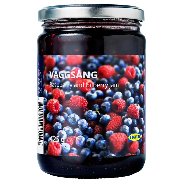 VAGGSÅNG Джем малиново-чорничний 425 г